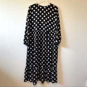H&M Polka Dot Midi Dress M
